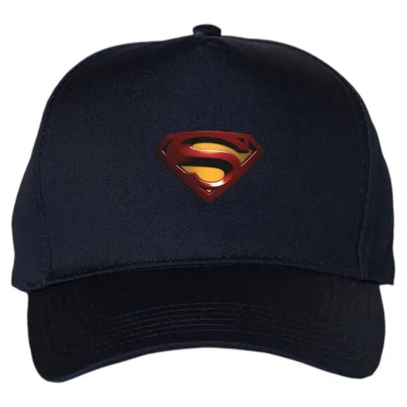 Accessories Mens Superman Superhero Logo Baseball Cap Hat Navy